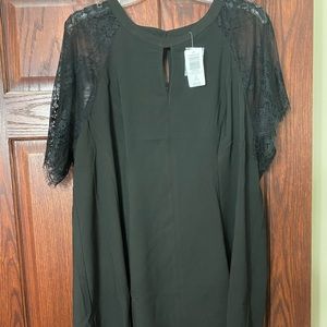 Torrid black dress blouse.